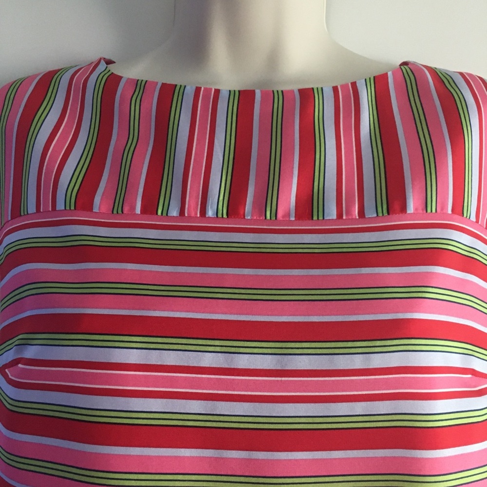 Talbots Lined Silk Multi-Color Shell - image 3